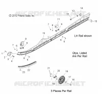 SUSPENSION, FIXATION RAIL (155 INCH)