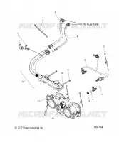 FUEL SYSTEM, RAIL, LINES AND CORPS DE PAPILON
