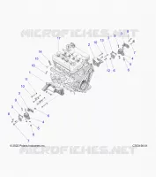 MOTEUR, MOUNTING &amp; LONG BLOCK