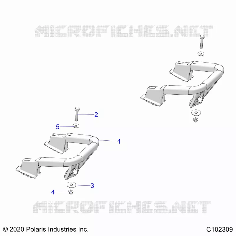 CARROSSERIE ARRIERE RACK, HANDGRIPS