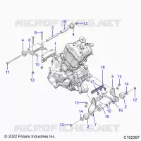 MOTEUR, MOUNTING & LONG BLOCK