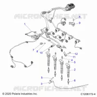 ELECTRICITE, WIRE HARNESS, ENGINE