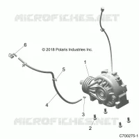 DRIVE TRAIN, FRONT SUPPORT PONT