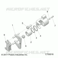 FREIN ARRIERE CALIPER