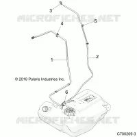 BODY, CARBURANT LINES