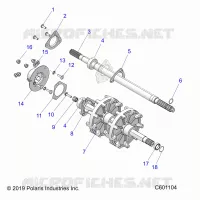 DRIVE TRAIN, JACKSHAFT AND ARBRE DE TRANSMISSION