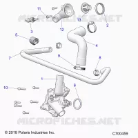MOTEUR, WATERPUMP AND BYPASS