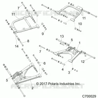 SUSPENSION ARRIERE CONTROL ARMS