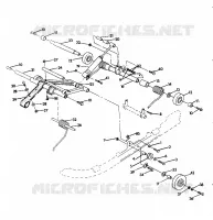 FRONT/BRAS DE SUSPENSION ARRIERE INDY LITE/STAR LITE (4921332133015A)