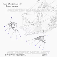 CHASSIS, TIE ROD BOOT ASM.