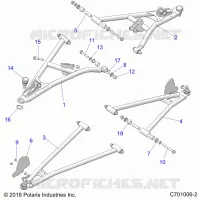 SUSPENSION AVANT CONTROL ARMS