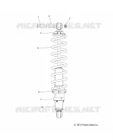 SUSPENSION, AMORTISSEUR ARRIERE TRACK (7043994)