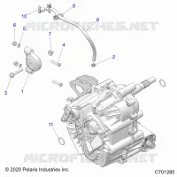 SYSTÃˆME DE TRANSMISSION, MAIN GEARCASE MOUNTING
