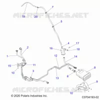 SYSTÃˆME D'ALIMENTATION, FUEL LINES, EVAP