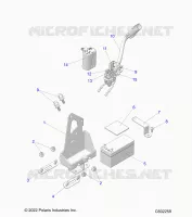 ELECTRICITE, BATTERY, MANUAL START POWER UP COMPONENTS