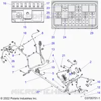 ELECTRICITE, WIRE HARNESS, CHASSIS