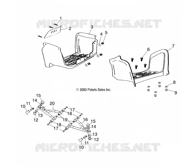 BRAS OSCILLANT/REPOSE PIED