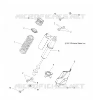 SUSPENSION ARRIERE SUPPORT AMORTISSEUR 