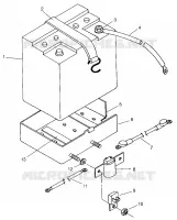 SUPPORT BATTERIE LITE DELUXE 0963431 (4931663166A014)