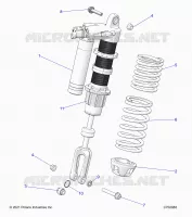 SUSPENSION, AMORTISSEUR AVANT MOUNTING, STANDARD/PREMIUM