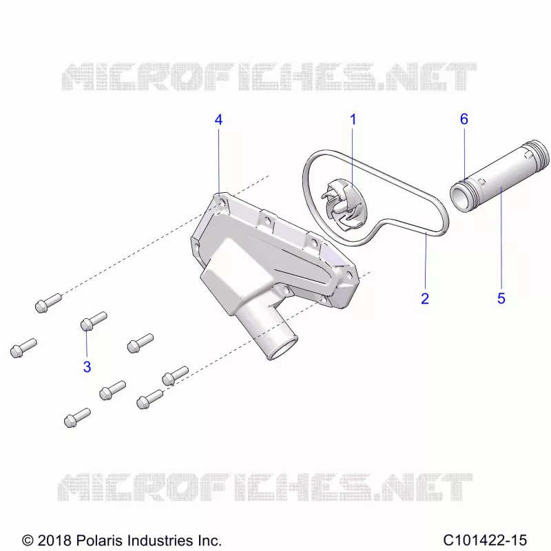 MOTEUR, WATERPUMP IMPELLER AND COVER