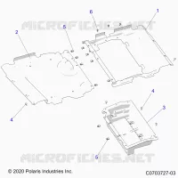 PLANCHER PANELS, REAR