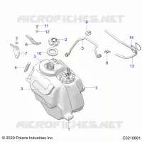 SYSTÃˆME D'ALIMENTATION, FUEL TANK ASM.