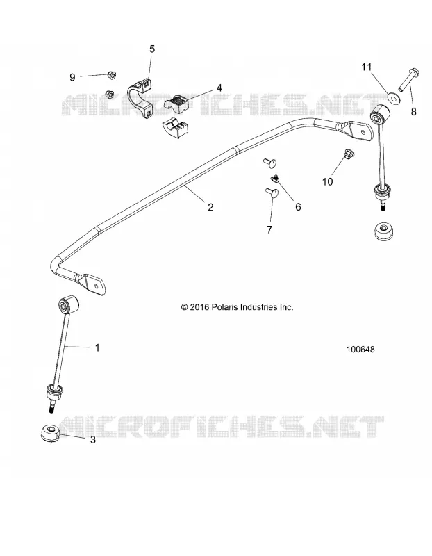 BARRE STABILISATRICE, REAR