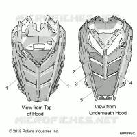 BODY, CAPOT FOAM/SEAL