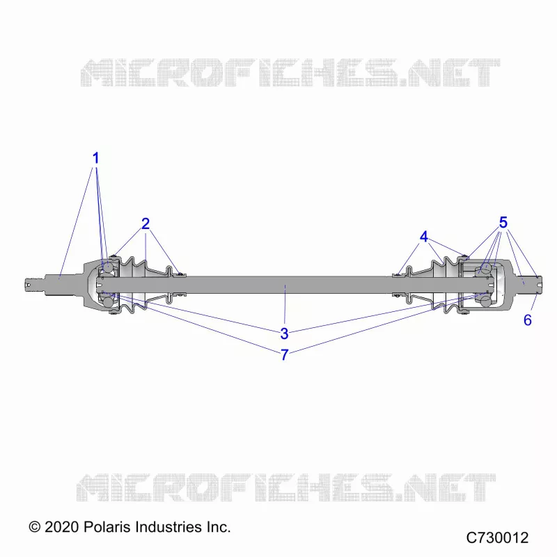 SYSTÃˆME DE TRANSMISSION, FRONT HALF SHAFT