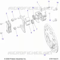 BRAKES, ETRIER DE FREIN ARRIERE