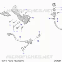 BRAKES, BRAKE PEDAL AND MAITRE CYLINDRE