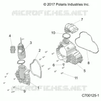 ENGINE, ALTERNATEUR  COVER HVAC