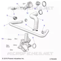 MOTEUR, WATERPUMP AND BYPASS
