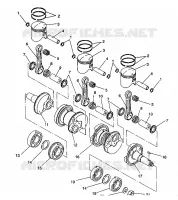 PISTON ET VILEBREQUIN STORM/0932770 AND STORM SKS/0932570 (4923032303031A)