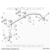 SUSPENSION, REAR BARRE STABILISATRICE
