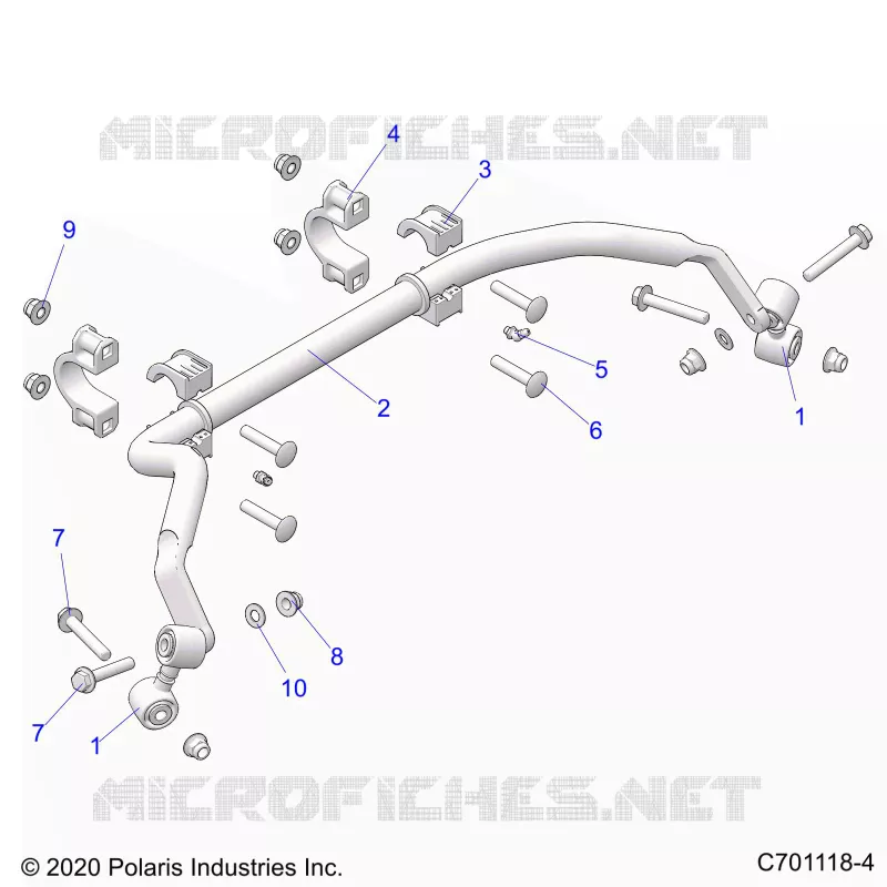SUSPENSION, REAR BARRE STABILISATRICE