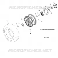 ROUES, FRONT AND HUB