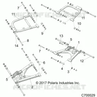 SUSPENSION ARRIERE CONTROL ARMS