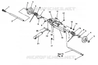 BRAS DE SUSPENSION ARRIERE LITE GT 0943133 AND STARLITE GT 0943127 (49250125010020)