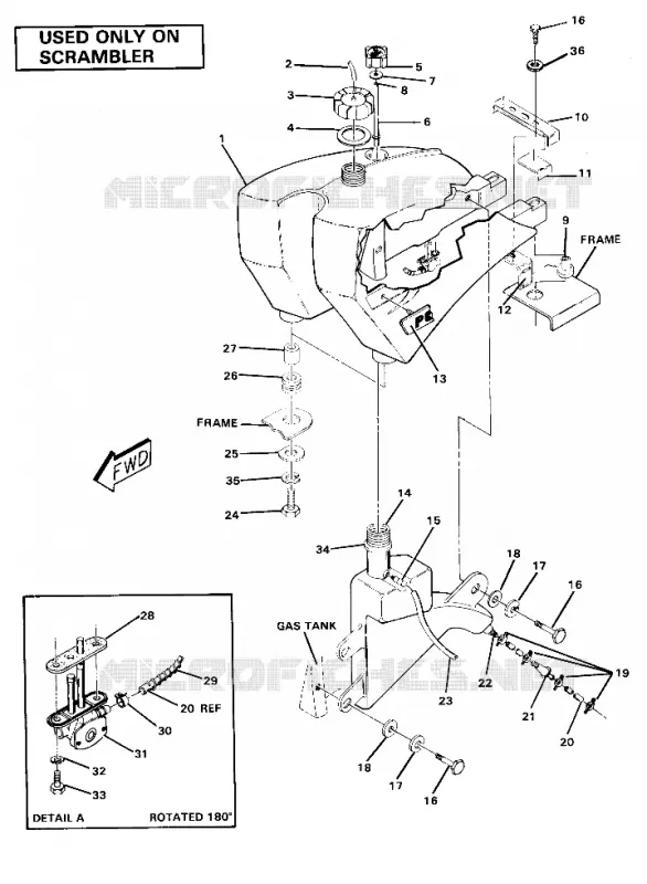 RESERVOIR A CARBURANT-SCRAMBLER (4911701170014A)