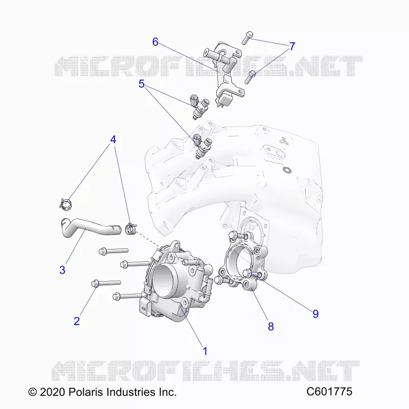 SYSTÃˆME D'ALIMENTATION, THROTTLE BODY/FUEL RAIL