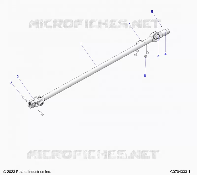 SYSTÃˆME DE TRANSMISSION, FRONT PROP SHAFT