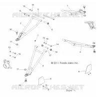 SUSPENSION AVANT CONTROL ARMS