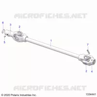 SYSTÃˆME DE TRANSMISSION, FRONT PROP SHAFT