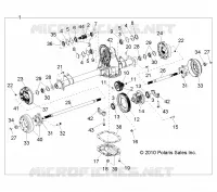 SYSTÈME DE TRANSMISSION, AXLE, REAR