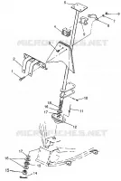 COLONNE DE DIRECTION Magnum 6X6 W97AE42A and Swedish Magnum 6X6 S97AE42E (4940754075B011)