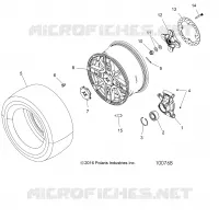 ROUES, REAR AND HUB