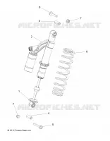 SUSPENSION, AMORTISSEUR ARRIERE, MOUNTING