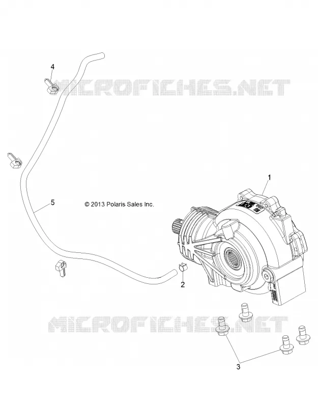 SYSTÈME DE TRANSMISSION, FRONT GEARCASE MOUNTING
